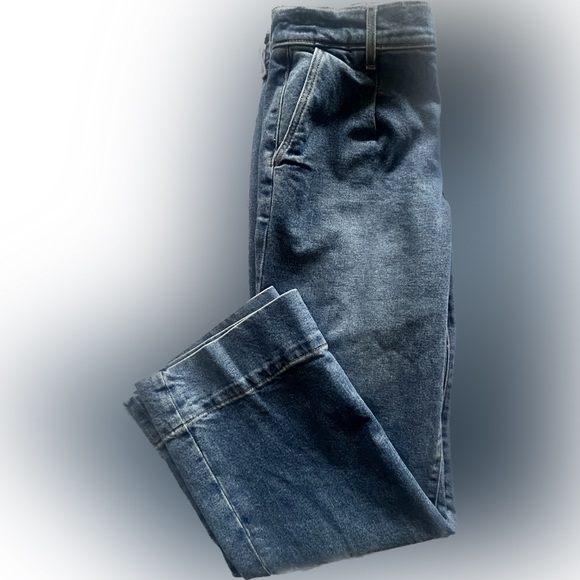 NWT Express Wide Leg High Waist Jeans sz 4 short - Picture 7 of 14